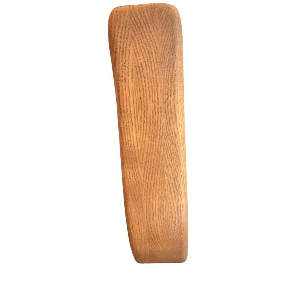Vintage MCM Unique Mid Century Modern Wooden Candle Holder Vase 12” - Picture 3 of 8